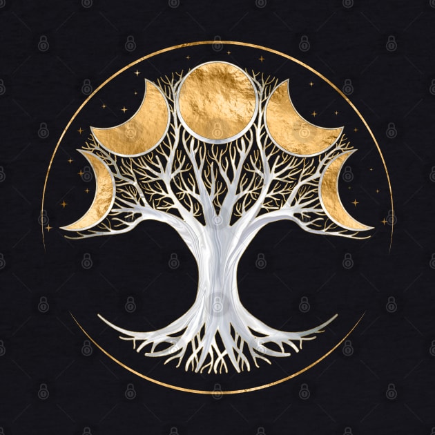 Tree of life and moons by Nartissima